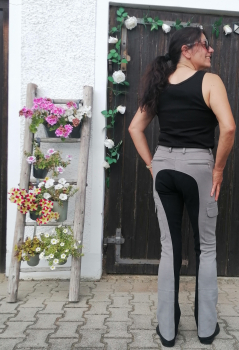 Jodhpur-Trousers Cargo Design in grey-black New!